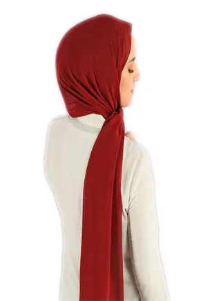 Scarf Chiffon Crepe High-Quality - Burgundy 