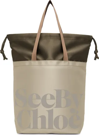 See by Chloé Beige & Taupe Small Essential Tote