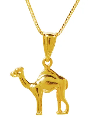 22K Yellow Gold Pendant Necklace 