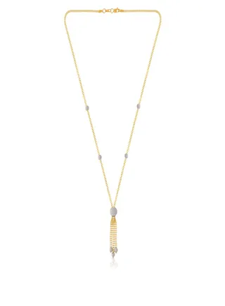 22 Carat 916 Purity Multicolour Gold Necklace NK3329654T18 For Women 