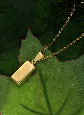 Gold Necklace (Chain with Fortuna Pendant) 18KT - FKJNKL18KU6146 