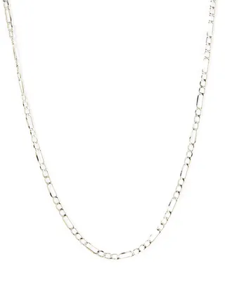 18K White Gold Chain Necklace 