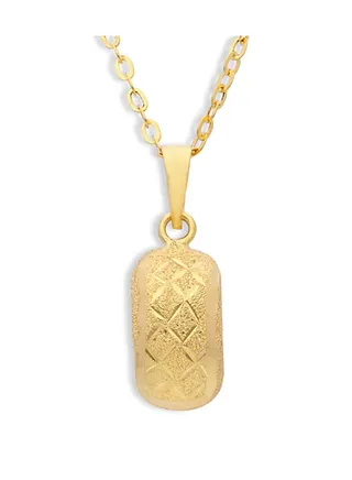 Gold Necklace (Chain with Pendant) 18KT - FKJNKL18KU1044 