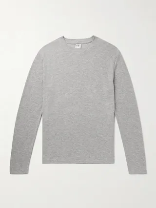 Clive Waffle-Knit Cotton and Modal-Blend T-Shirt