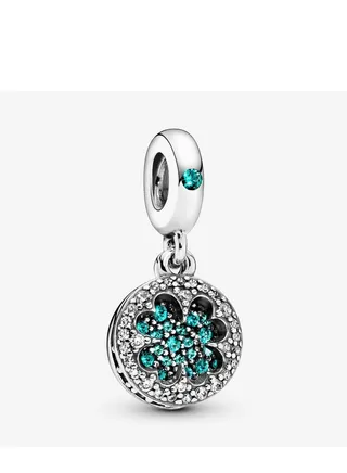 Pandora lucky four leaf clover necklace 
