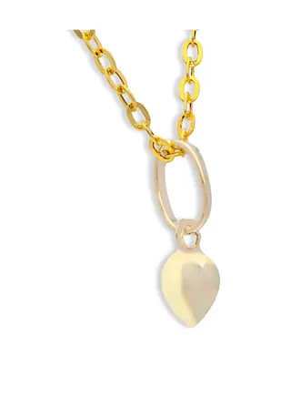 Gold Necklace (Chain with Heart Pendant) 18KT - FKJNKL18KU1050 