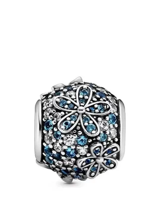 Pandora pavé flower necklace 