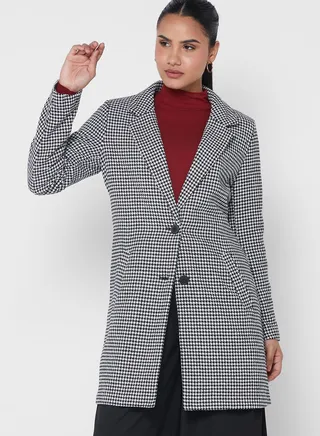 Pocket Detail Longline Jacket 