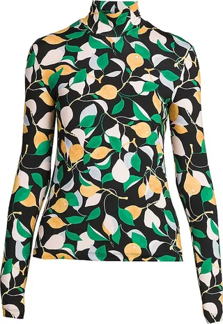 Edition 31 Painterly Turtleneck Top
