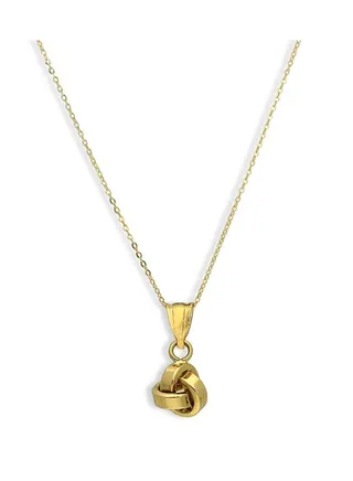 Gold Necklace (Chain with Knot Pendant) 18KT - FKJNKL18K2835 