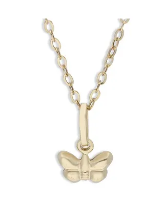 Gold Necklace (Chain with Butterfly Pendant) 18KT - FKJNKL18KU1130 