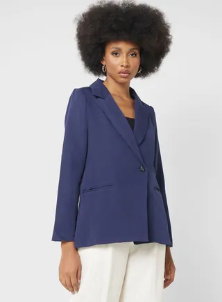 Double Breasted Oversized Blazer 