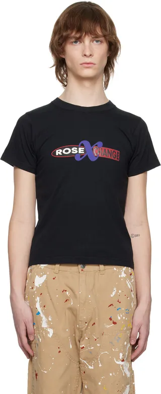 Martine Rose Black Graphic T-Shirt