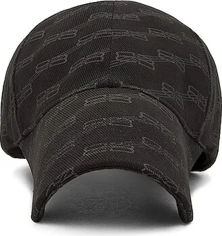 Balenciaga BB Monogram Hat in Black