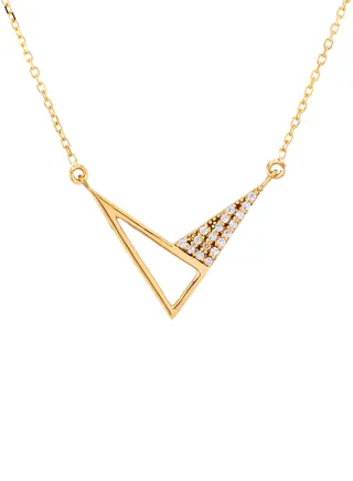 Trigon 18K Gold Necklace 