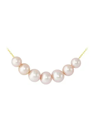10 Karat Gold Pearl Necklace 
