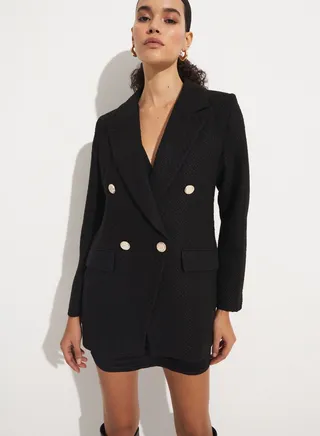 Button Detail Blazer