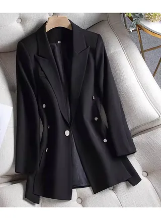 New Casual Double Breasted Suit Jacket 