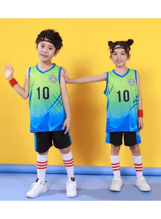 Unisex Children's Soccer Jersey Set 