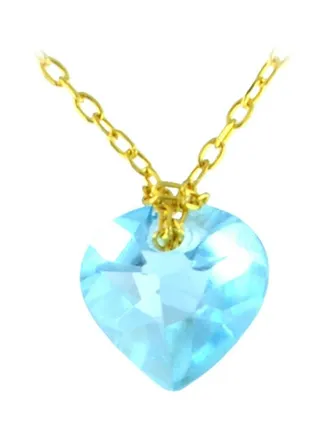 18 Karat Gold Topaz Necklace 