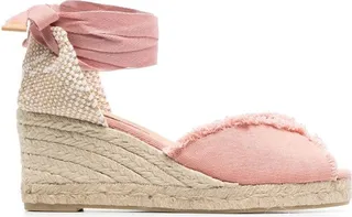 Peep-Toe 75mm Espadrilles