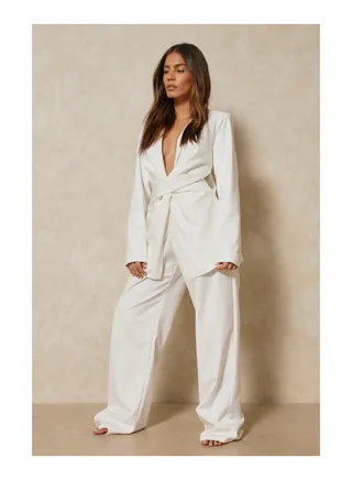 Discodaydream Tailored Twist Cut Out Blazer 