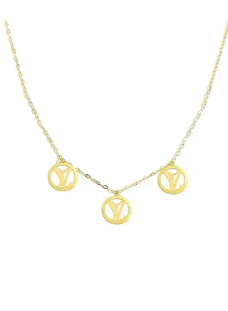 18K Pure Elegant Design Necklace 