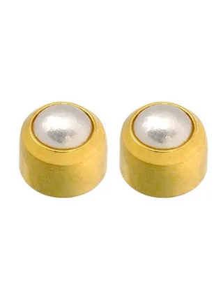Cabochon Pearl Gp Studs 