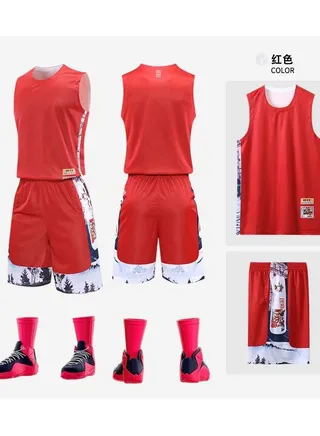 New Men's And Women's Basketball Uniform 
