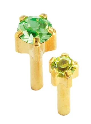 Peridot Aug Gp Studs 