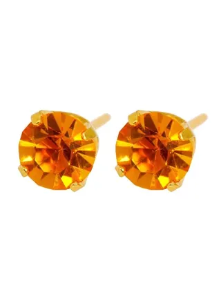 Fashionable Gp Topaz Tiffany Studs 