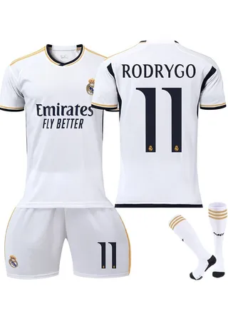 3-Piece Set of Real Madrid 11 Football Jerseys 