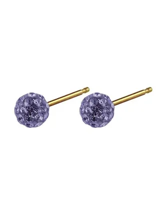 Gp Glitterball Tanzanite Studs 