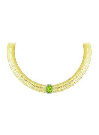 18 Karat Gold Diamond Studded Necklace 