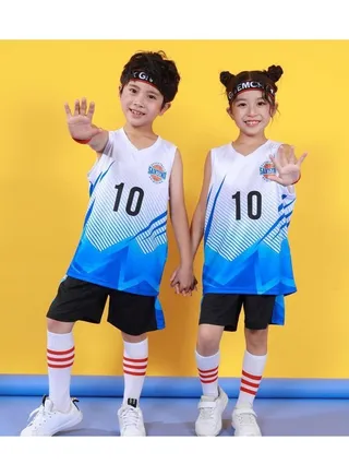 Unisex Children's Soccer Jersey Set 