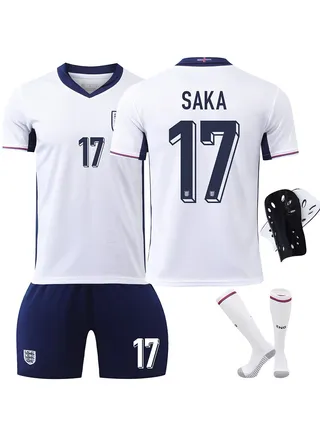 2024 European Cup Barcelona Football Jersey Four-piece Set No. 17 