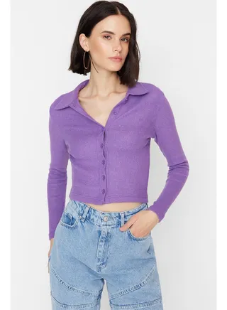 Woman Blouse Purple 
