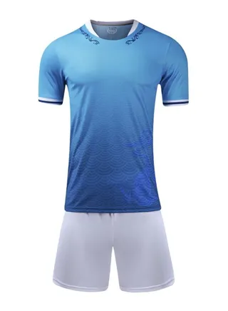 Football jersey set for men's training uniform, children's sports short sleeved football jersey, personalized game team uniform 