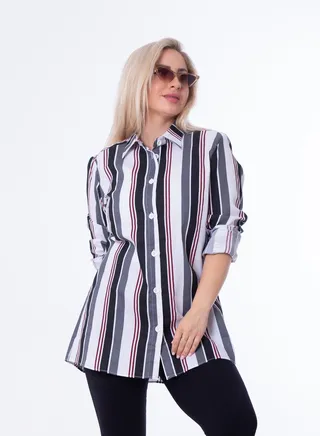 Striped chemise 