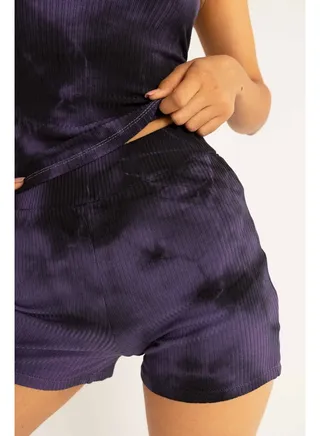 Women Tie Die Short 