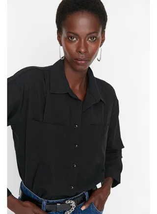 Shirt - Black - Oversize 