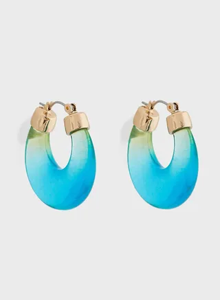 Ombre Hoop Earrings