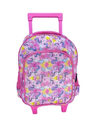 School bags with Trolley premium Comfort for school kids for Travel, premium Unicorn Bag For Kids Gifts(14Inches) 