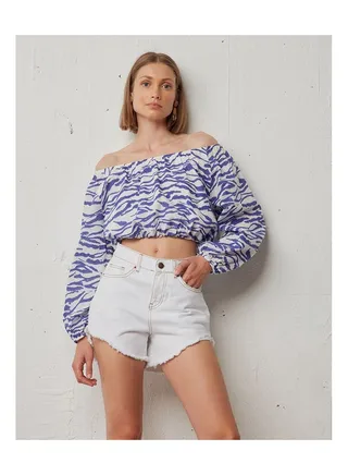 COTTON OFF SHOULDE TOP 