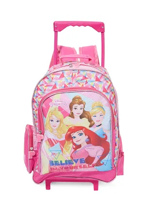 Princess Kids Trolley Backpack 12 Liter Pink 