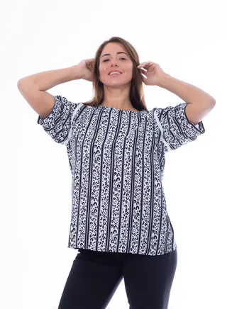 embossed blouse 