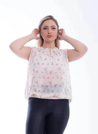 Blouse CT Wide-embossed 