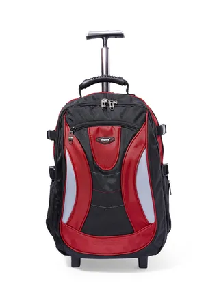 Rev Adjustable Strap Trolley Backpack Black/Red 