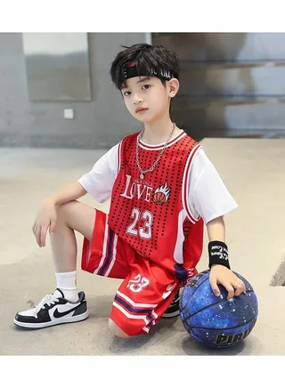 Unisex Children's Soccer Jersey Set 