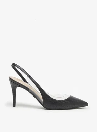 Women's Textured D'Orsay Stilettos with Back Strap